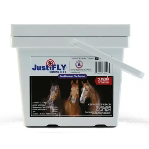 JustiFLY Equine - 4.75 lb Bucket