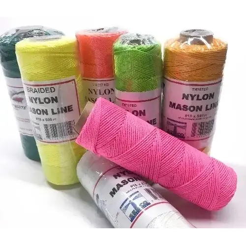 Mason Line-Twisted 270' Tube w/ Handle - Fluorescent Pink