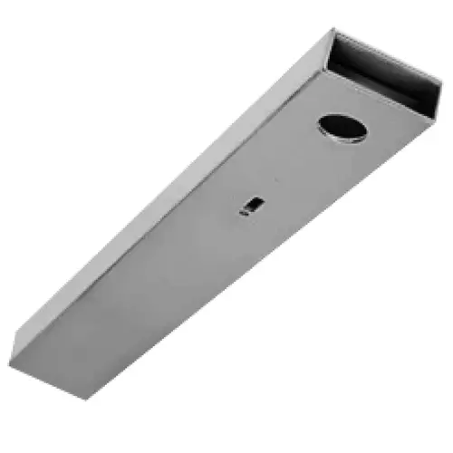 4 IN Single Door Header 36" Long Satin Anodized 4 IN Single Door Header 36" Long Satin Anodized