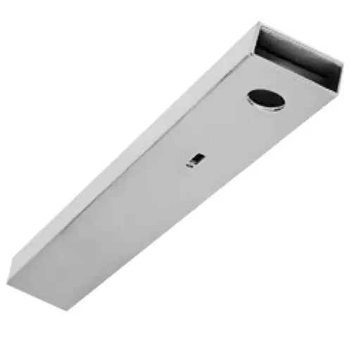 4 IN Single Door Header 36" Long Brushed Stainless 4 IN Single Door Header 36" Long Brushed Stainless