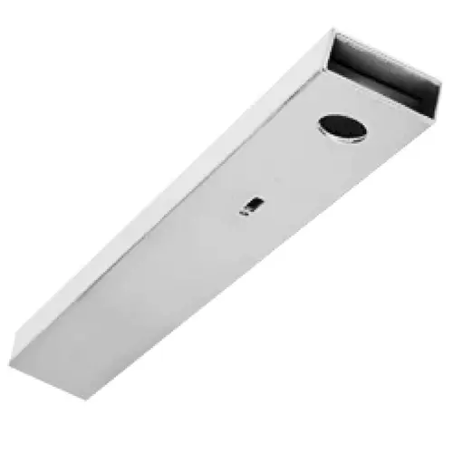 4 IN Single Door Header 36" Long Polished Stainless 4 IN Single Door Header 36" Long Polished Stainless
