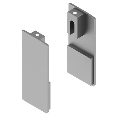 70 Series Top Track Wall Mount Kit End Cap Satin Anodized 70 Series Top Track Wall Mount Kit End Cap Satin Anodized