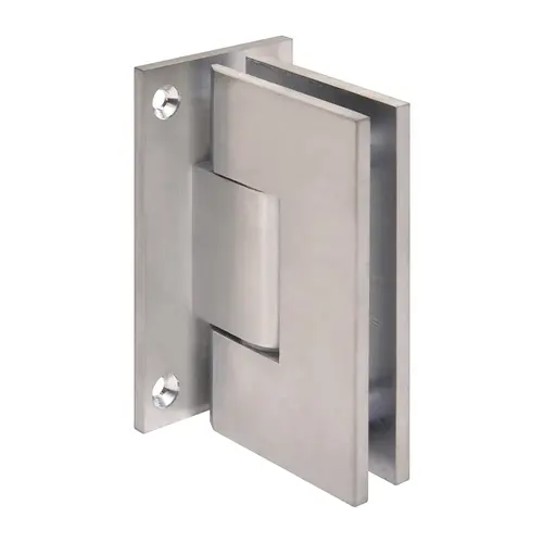 Brushed Chrome Vienna 337 Series Adjustable Wall Mount Full Back Plate Hinge Brushed Chrome Vienna 337 Series Adjustable Wall Mount Full Back Plate Hinge