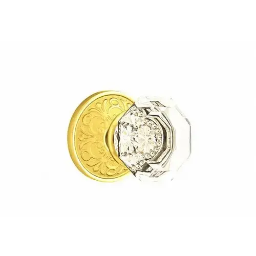 Old Town Clear Dummy with Lancaster Rose and CF Mechanism Bright Brass Finish Pair Old Town Clear Dummy with Lancaster Rose and CF Mechanism Bright Brass Finish Pair