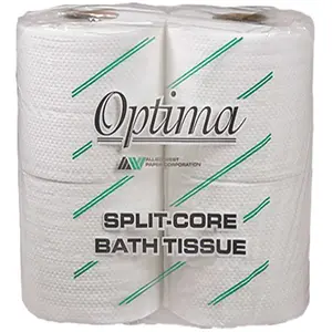 Optima 80580 Premium White Split Core 2-Ply Bath Tissue