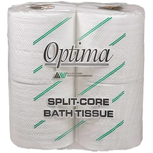 Premium White Split Core 2-Ply Bath Tissue