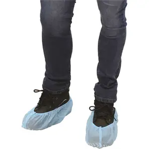 Ambishield PSC3XL Polypro Shoecover Non Skid Machine Made 18" Blue
