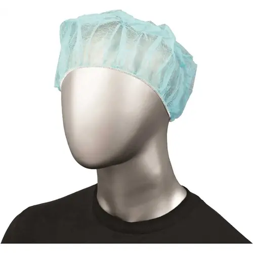 Polypropylene Bouffant Cap 24" Blue
