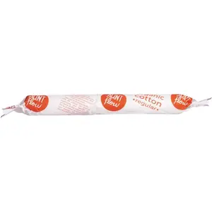 Aunt Flow AF-TAMP-APL-500 Aunt Flow Organic Cotton Applicator Tampons Case Of 500