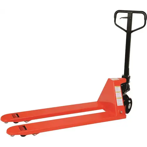 Full Featured Pallet Truck - 5,500 Pounds, 22 X 49" Full Featured Pallet Truck - 5,500 Pounds, 22 X 49"