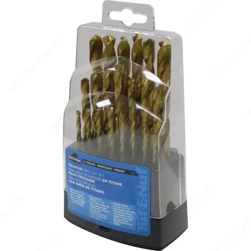 Ti-N Coated HSS Drill Bit Set Ti-N Coated HSS Drill Bit Set