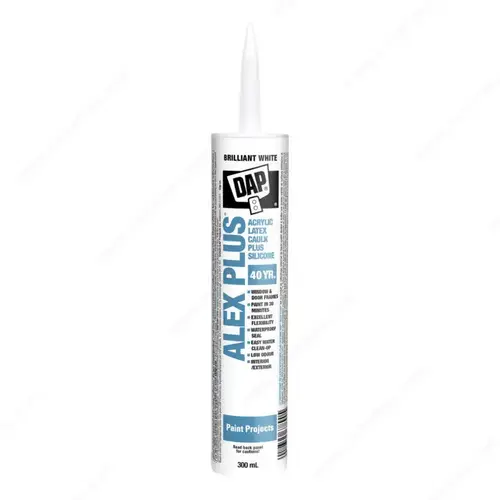 Alex PLUS Acrylic Latex Caulk with Silicone - pack of 2 Alex PLUS Acrylic Latex Caulk with Silicone - pack of 2