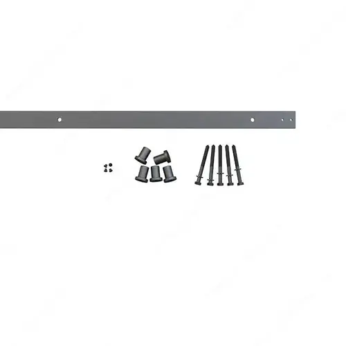 Flat Bar Track/Rail, Wall Mount Matte Black Flat Bar Track/Rail, Wall Mount Matte Black