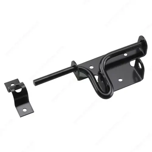 Slide-Action Gate Latch - 303 Black Slide-Action Gate Latch - 303 Black