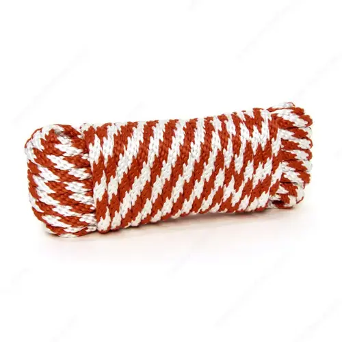 Smooth Braid Polypropylene Red / White Smooth Braid Polypropylene Red / White