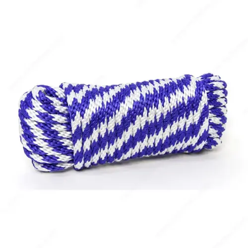 Smooth Braid Polypropylene White / Blue Smooth Braid Polypropylene White / Blue