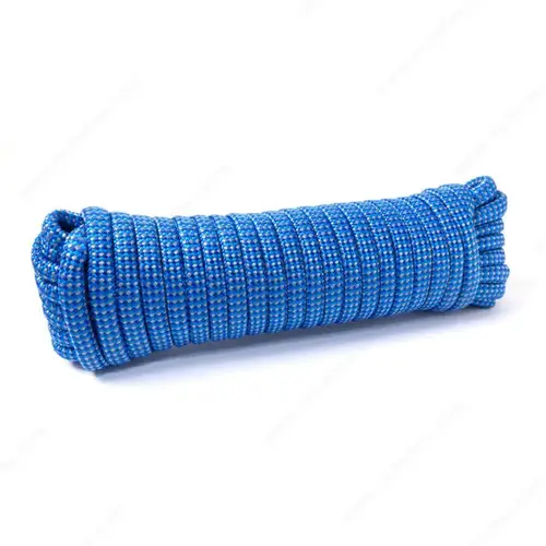 Polypropylene 32-Strand Diamond Braid Rope Steel Polypropylene 32-Strand Diamond Braid Rope Steel