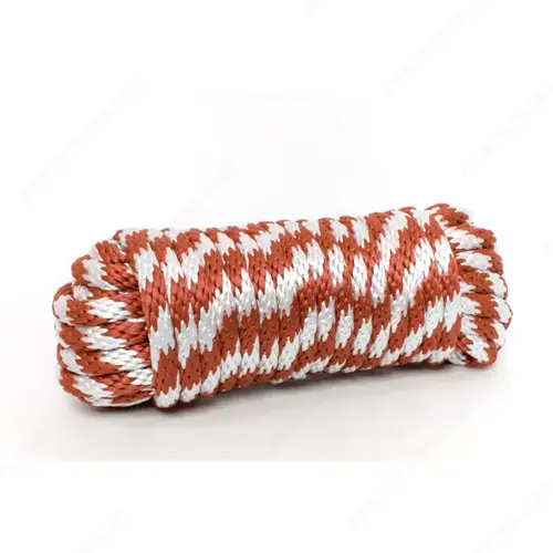 Smooth Braid Polypropylene Red / White Smooth Braid Polypropylene Red / White