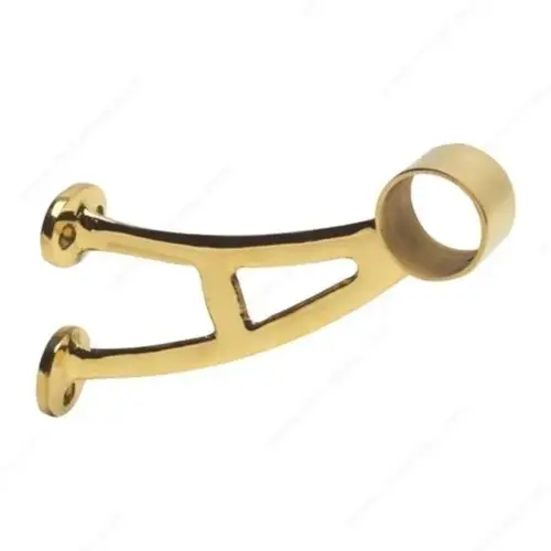 Bar Mount Bracket for Footrest Brass Bar Mount Bracket for Footrest Brass