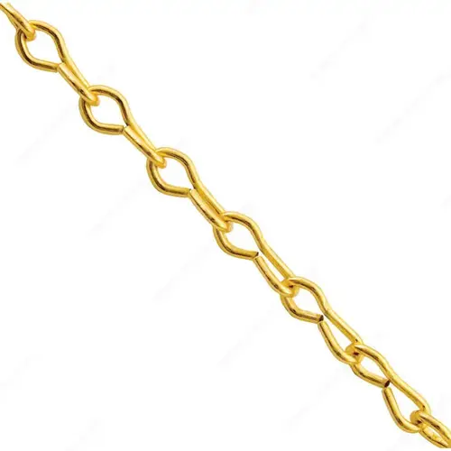 Brass-Plated Jack Chain