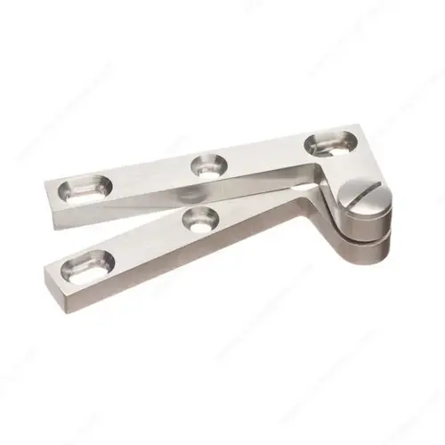 Knife Pivot Hinge - Heavy Duty Pair Satin Chrome Knife Pivot Hinge - Heavy Duty Pair Satin Chrome