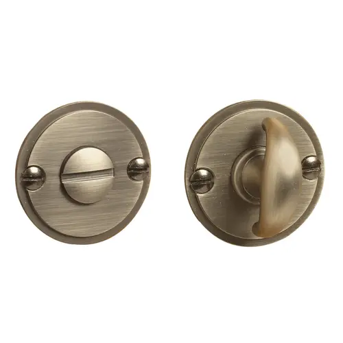 Thumbturn Privacy Set Antique Nickel Finish Thumbturn Privacy Set Antique Nickel Finish