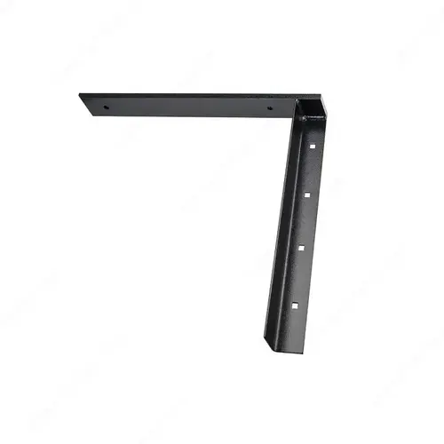 Concealed Black Flat Bracket - Steel Pair Concealed Black Flat Bracket - Steel Pair