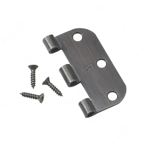7.62 cm (3") Half Mortise Hinge - 1.58 cm (5/8") Radius with 13 mm (33/64") Screws Oil-Rubbed Bronze 7.62 cm (3") Half Mortise Hinge - 1.58 cm (5/8") Radius with 13 mm (33/64") Screws Oil-Rubbed Bronze