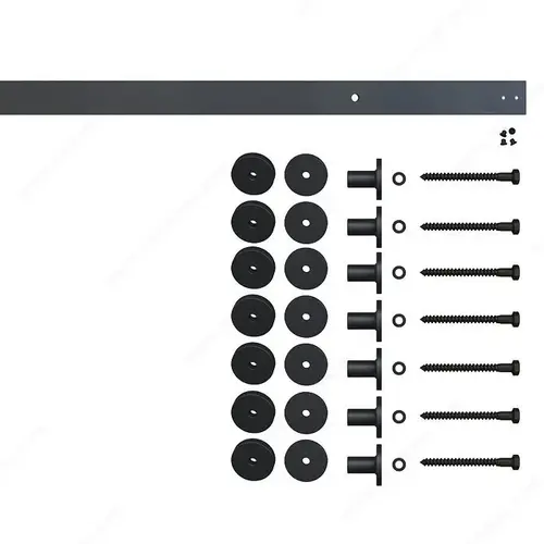 Pro Series Robuste Single Flat Track Set Matte Black Pro Series Robuste Single Flat Track Set Matte Black