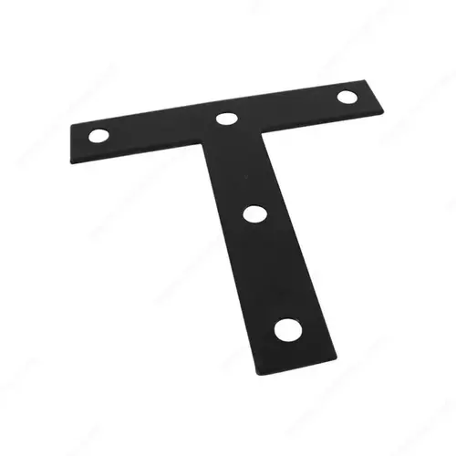 3/4" T-Shaped Mending Plate Black 3/4" T-Shaped Mending Plate Black