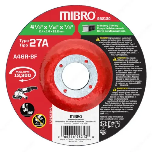 Masonry Depressed Center Cutting Blade - pack of 5 Masonry Depressed Center Cutting Blade - pack of 5