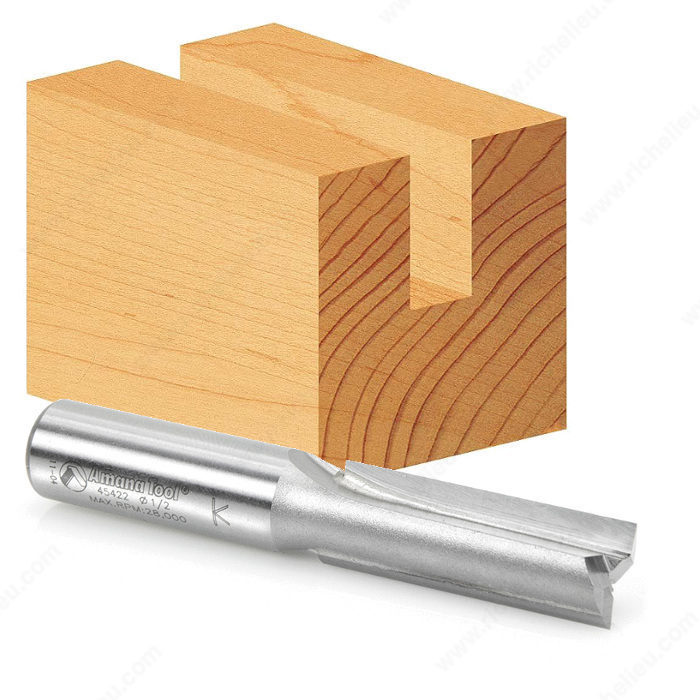 Fresa Amana Tool 45962 – Punta A Sfera In Carburo – Raggio 5/16 – Gambo 1/2 – Per Legno E Laminati