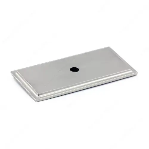 Transitional Metal Backplate for Knob - 1045 Brushed Nickel