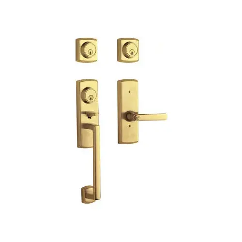 Soho Two Point Left Hand Double Cylinder Tubular Handleset Lifetime Brass Finish Soho Two Point Left Hand Double Cylinder Tubular Handleset Lifetime Brass Finish