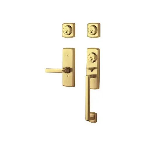 Soho Two Point Right Hand Double Cylinder Tubular Handleset Lifetime Brass Finish Soho Two Point Right Hand Double Cylinder Tubular Handleset Lifetime Brass Finish