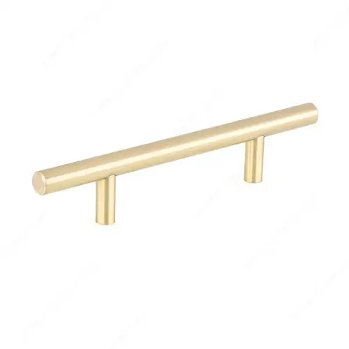Modern Steel Pull - 305 Satin Brass Modern Steel Pull - 305 Satin Brass