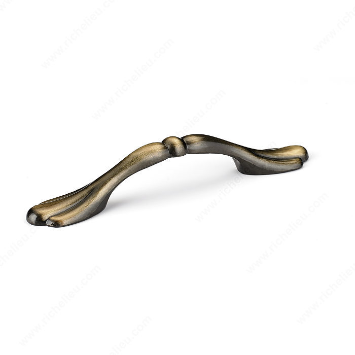 Richelieu Hardware BP36815BB Traditional Metal Pull - 3681 Burnished Brass
