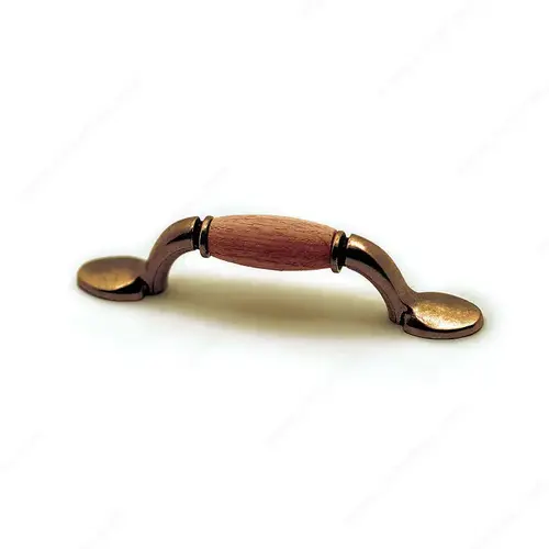 Traditional Wood and Metal Pull - 3801BB