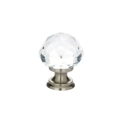 Diamond 1" Cabinet Knob Satin Nickel Finish Diamond 1" Cabinet Knob Satin Nickel Finish