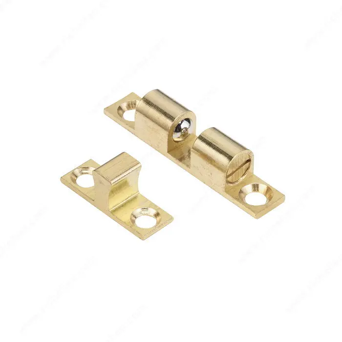Richelieu Hardware Heavy-Duty Double Ball Catch Brass BP5531130 Richelieu Hardware Heavy-Duty Double Ball Catch Brass BP5531130