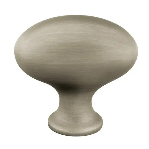 Egg 1-1/4" Cabinet Knob Antique Nickel Finish Egg 1-1/4" Cabinet Knob Antique Nickel Finish