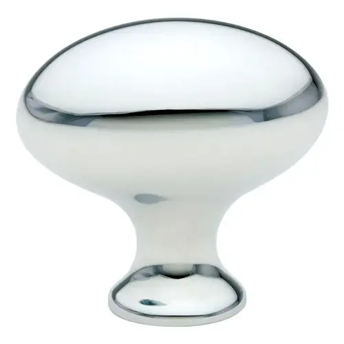 Egg 1-1/4" Cabinet Knob Bright Chrome Finish Egg 1-1/4" Cabinet Knob Bright Chrome Finish