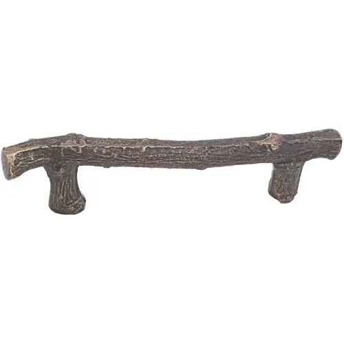 Twig Cabinet Pull 3" Center To Center Medium Bronze Finish Twig Cabinet Pull 3" Center To Center Medium Bronze Finish
