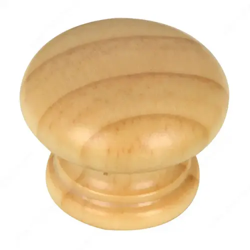 Eclectic Wood Knob - 703 Finished Pine Eclectic Wood Knob - 703 Finished Pine
