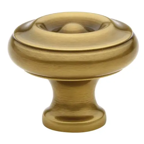 Waverly 1-1/4" Cabinet Knob French Antique Brass Finish Waverly 1-1/4" Cabinet Knob French Antique Brass Finish