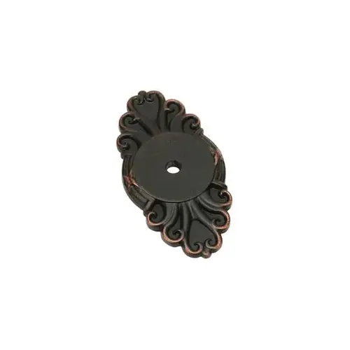 Back Plate For Knobs Ribbon And Reed Oil Rubbed Bronze Finish Back Plate For Knobs Ribbon And Reed Oil Rubbed Bronze Finish