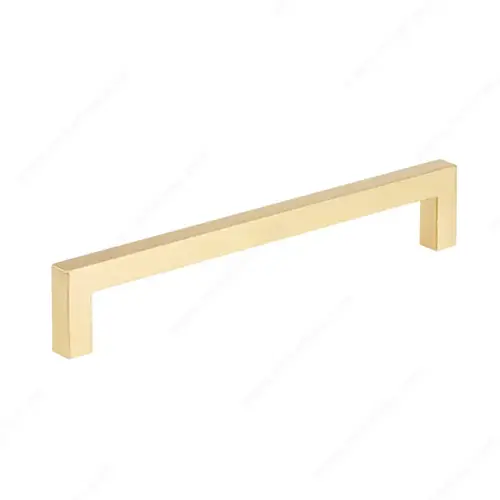 Modern Metal Pull - 873 Satin Brass Modern Metal Pull - 873 Satin Brass