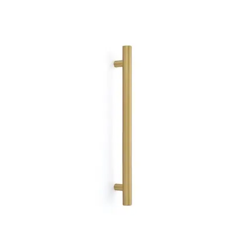 Bar 12" Center to Center Appliance Pull Satin Brass Finish Bar 12" Center to Center Appliance Pull Satin Brass Finish