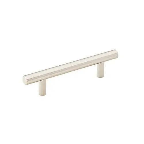 Brass Bar 10" Center to Center Cabinet Pull Satin Nickel Finish Brass Bar 10" Center to Center Cabinet Pull Satin Nickel Finish