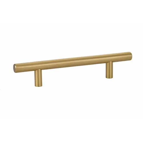 Brass 4" Bar Pull Satin Brass Finish